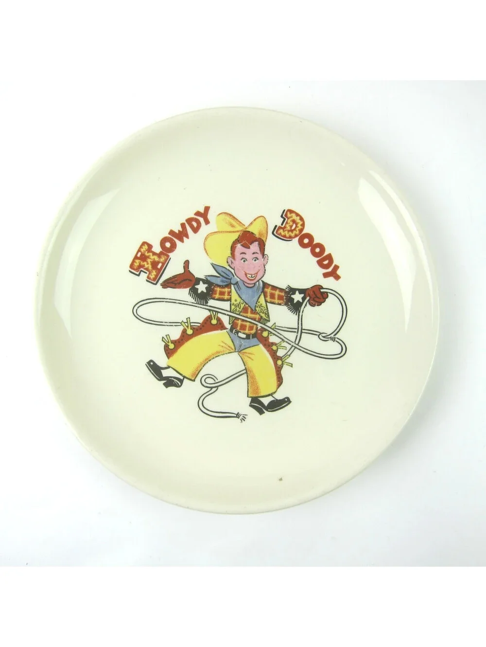 Vintage Howdy Doody Ceramic Plate 8.5